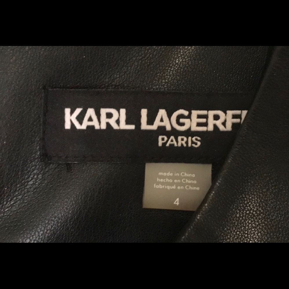 Faux Leather Dress/Sold - Picture 5 of 6